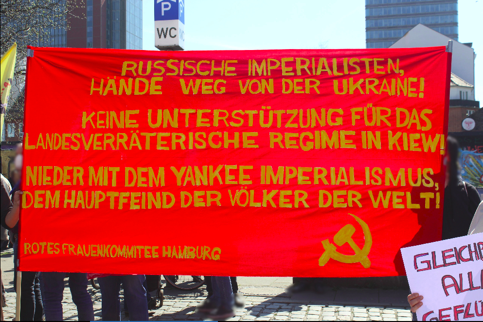 Hamburg: anti-militaristische Demo