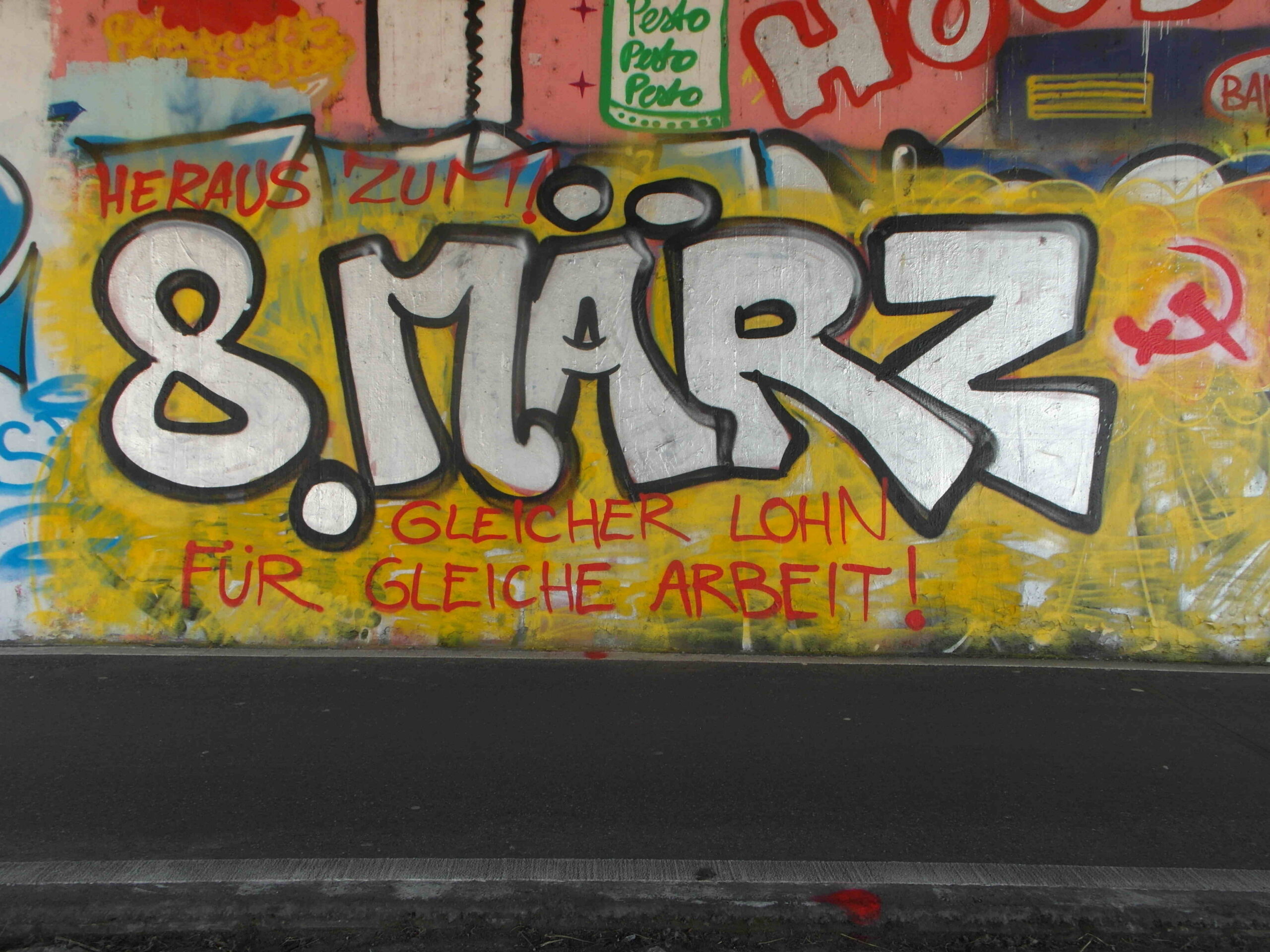 Freiburg: Graffiti for Working Women’s Day