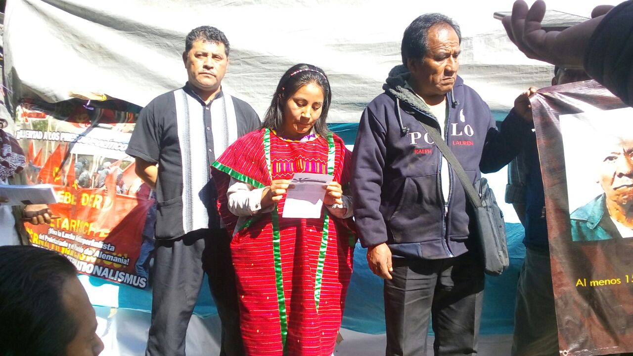 Communiqué of the displaced Trique of San Miguel Copala