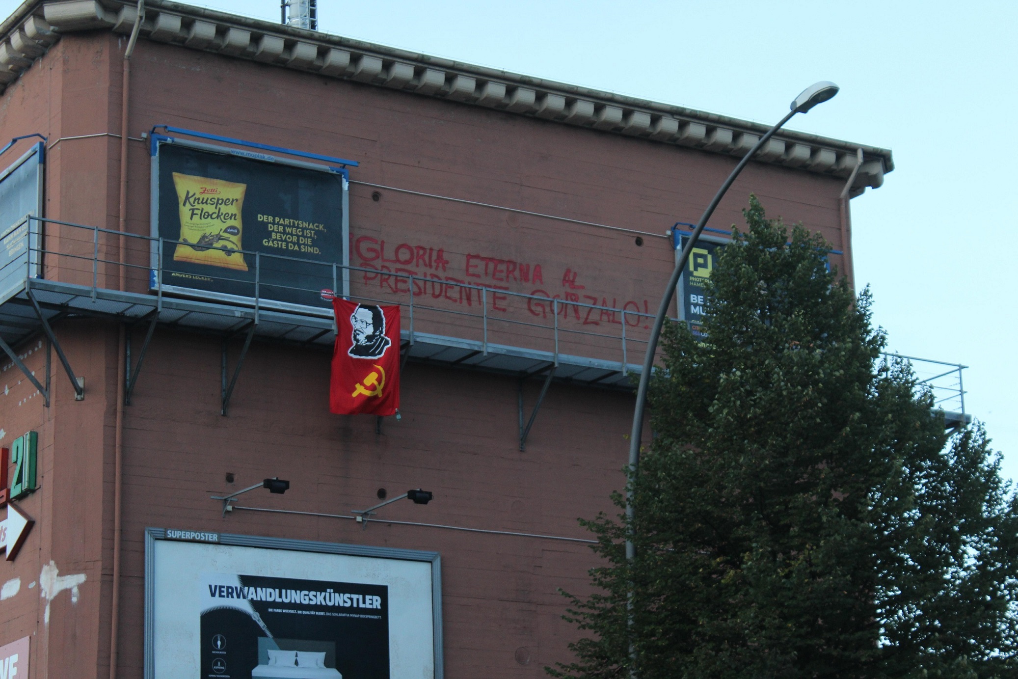Hamburg: Action for the anniversary of the speech of the chairman Gonzalo
