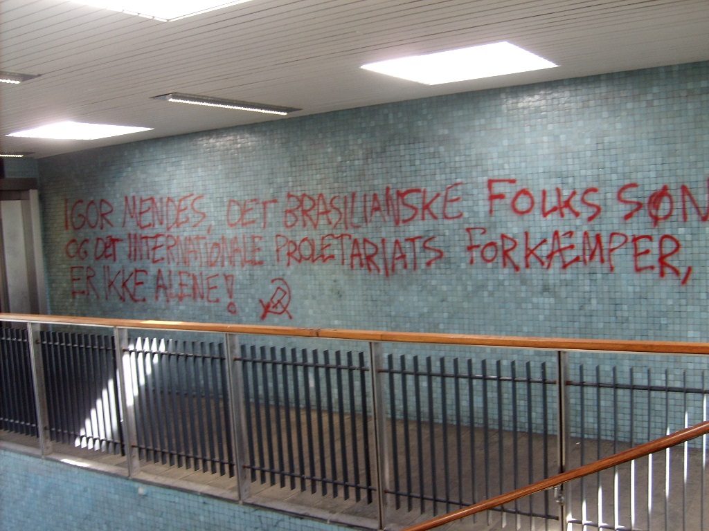 Action in solidarity with Igor Mendes and the 23 from Denmark