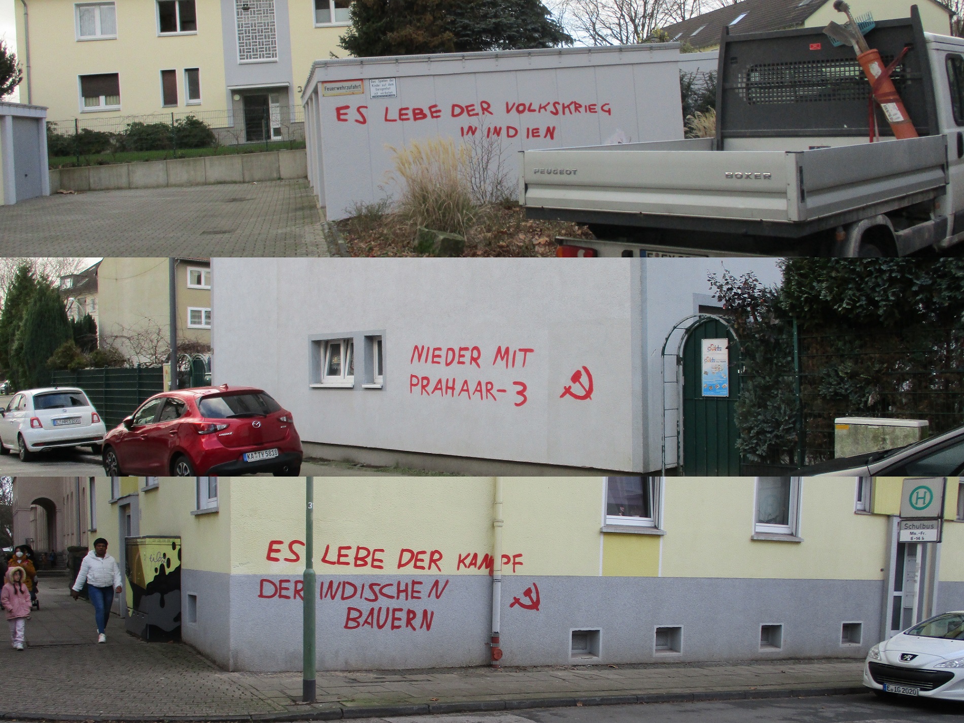 Aktion zum Tag des Verrats