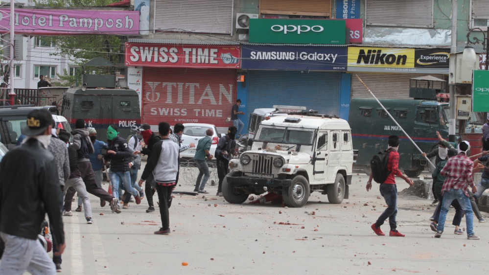 Studentenproteste in Kaschmir