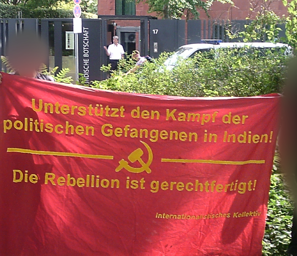 Berlin: Actions in Solidarity with the political prisoners in India