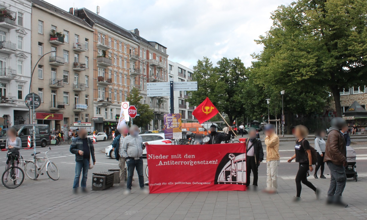 Hamburg: Manifestation against TKP/ML-trial