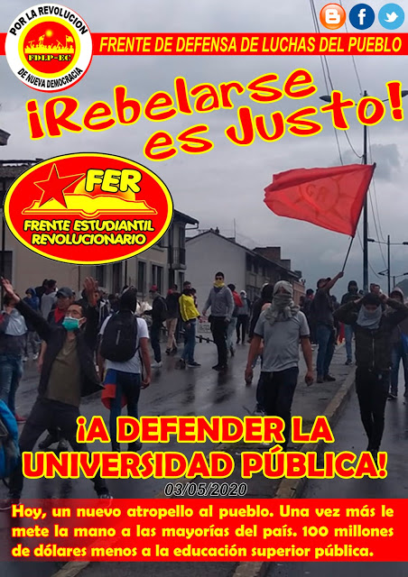 FDLP-EC: DIE ÖFFENTLICHE UNIVERSITÄT MIT ALLER KRAFT DER KLASSE UND DES VOLKES VERTEIDIGEN!