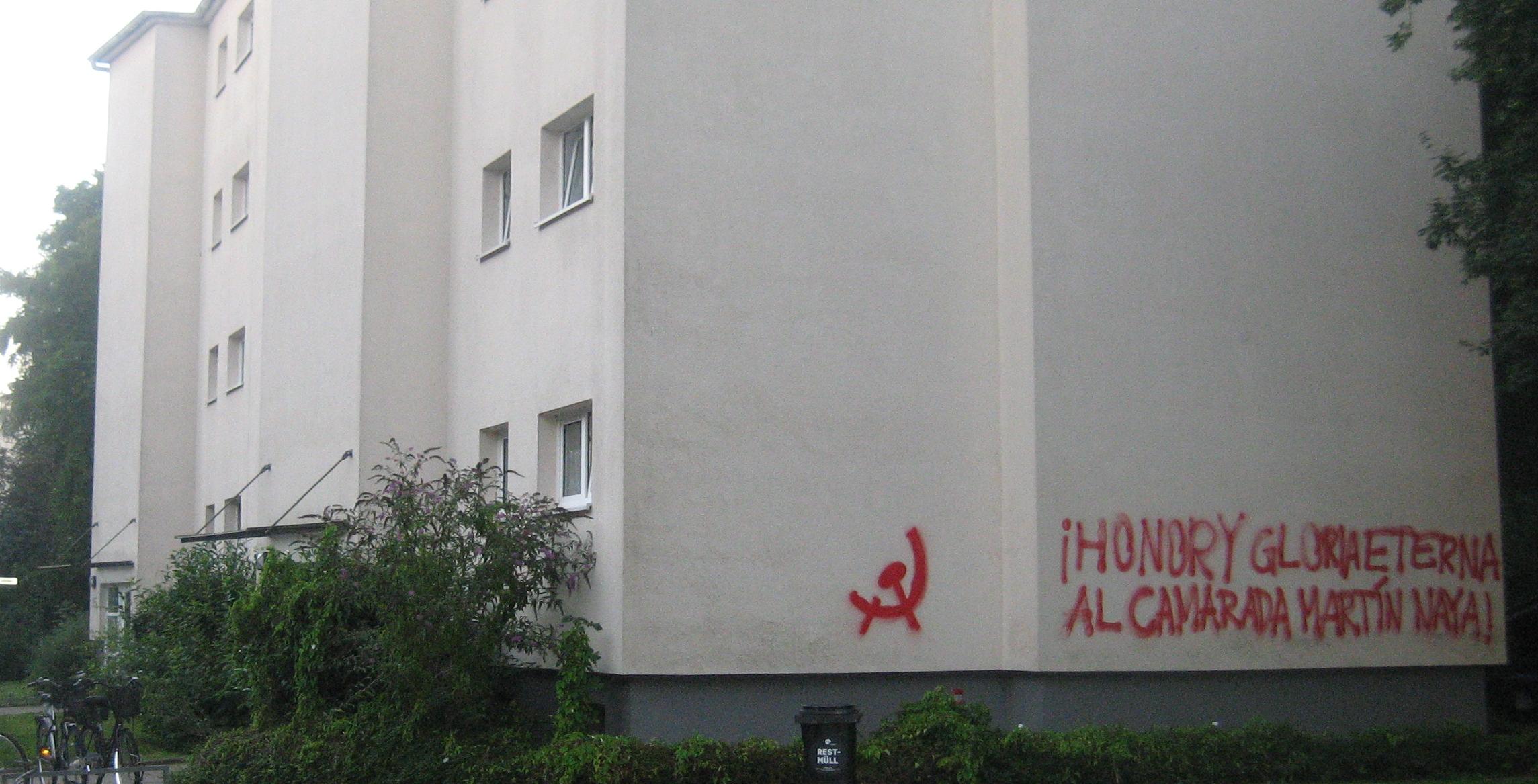 Bremen: Ewigen Ruhm und Ehre dem Genossen Martín Naya!