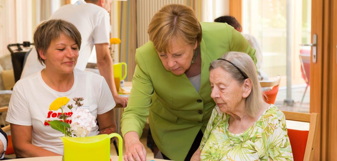 Merkel gibt sich „bürgernah“