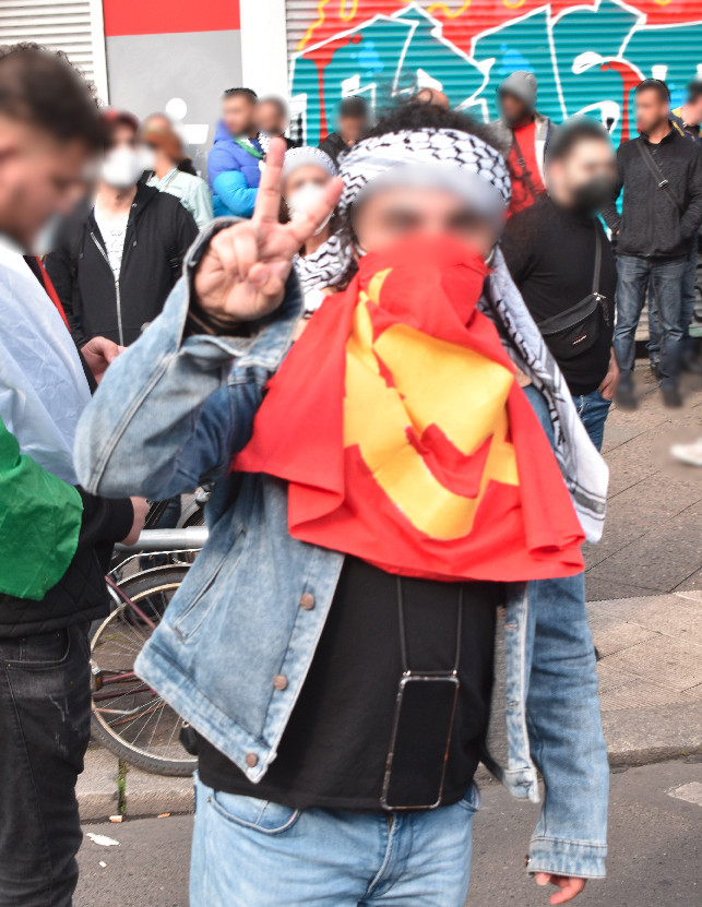 DEMO IN BERLIN AM TAG DES PALÄSTINENSISCHEN KAMPFES