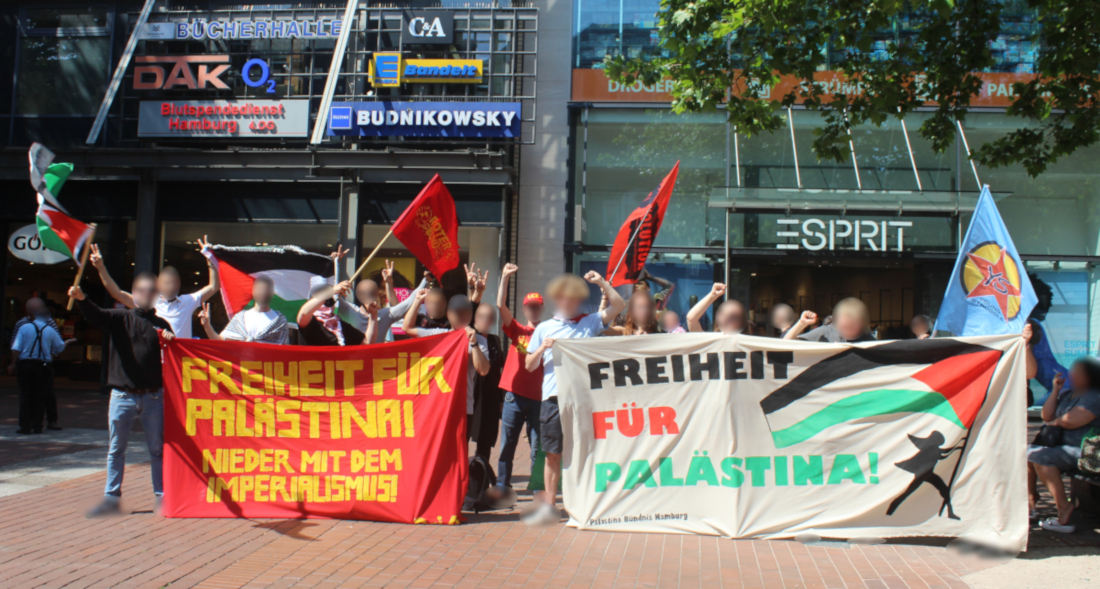 Hamburg: Kundgebung für die Freiheit Palästinas am Naksatag