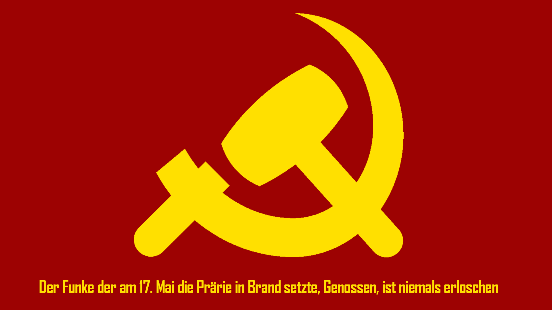 KPP(RK): Der Funke der am 17. Mai die Prärie in Brand setzte, Genossen, ist niemals erloschen