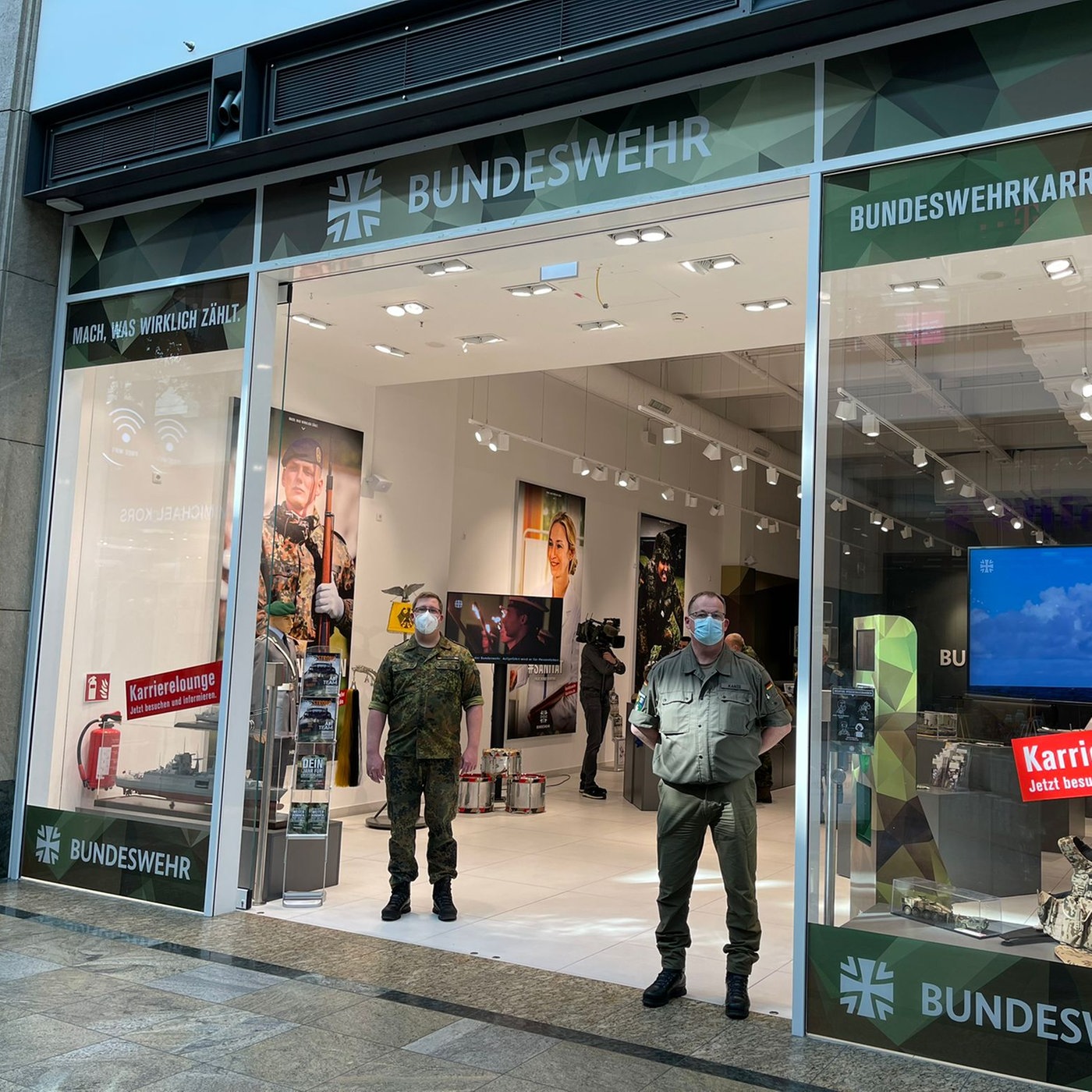 NRW: Bundeswehr Pop-Up-Store in Oberhausen