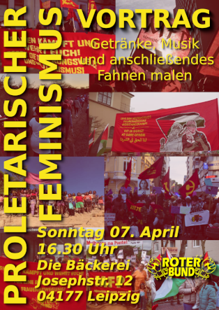 Leipzig: Vortrag zu proletarischem Feminismus