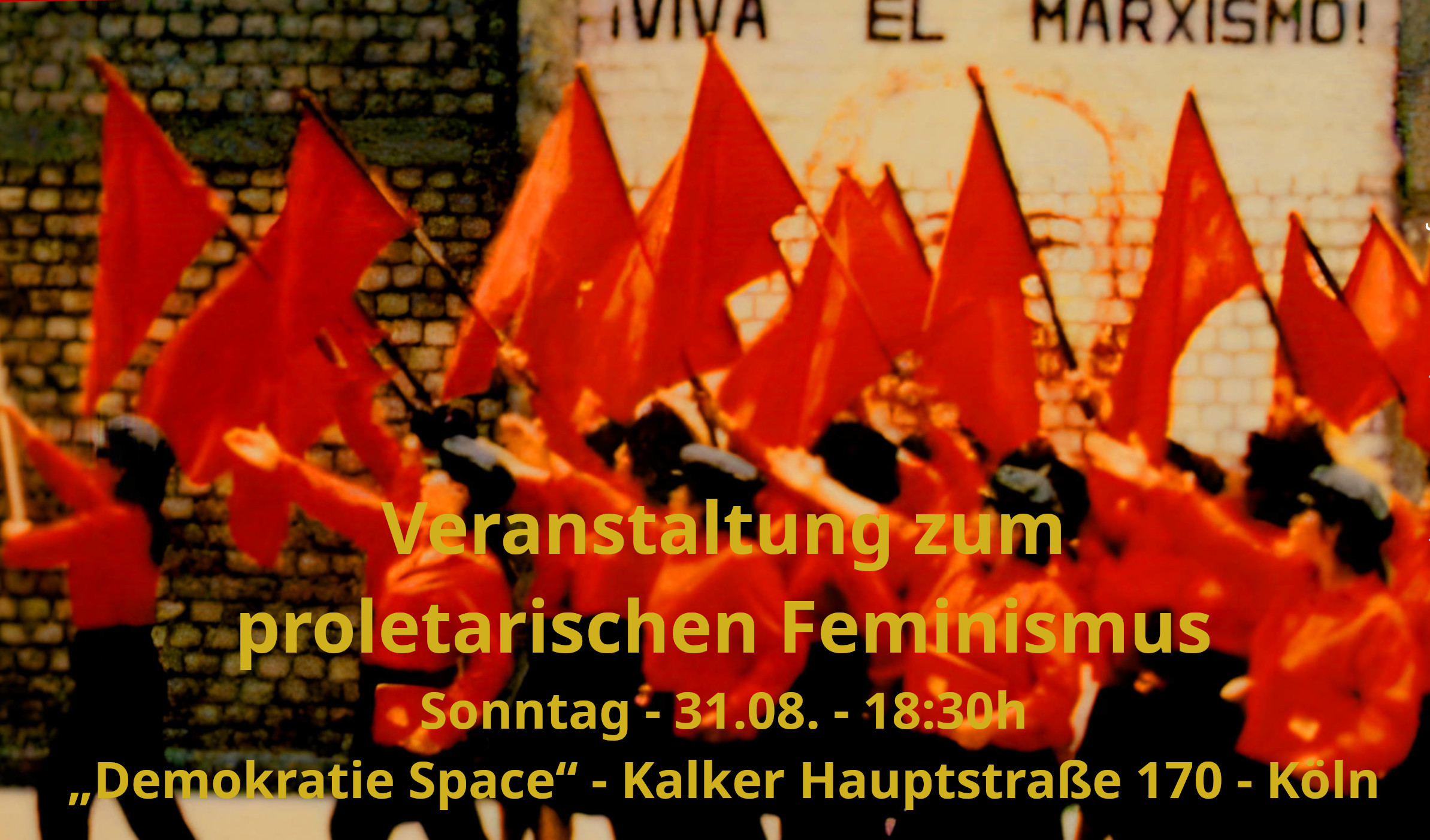 Köln: Veranstaltung zum proletarischen Feminismus