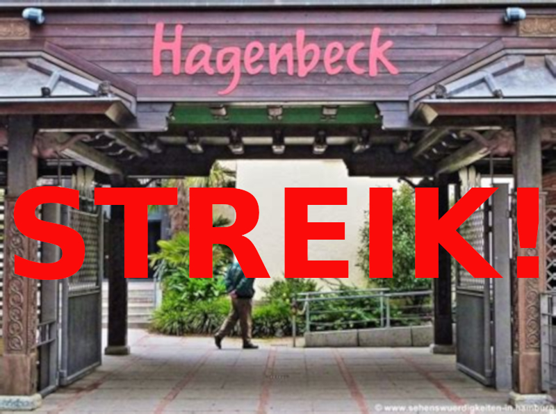 Hamburg: Arbeitskampf im Tierpark Hagenbeck