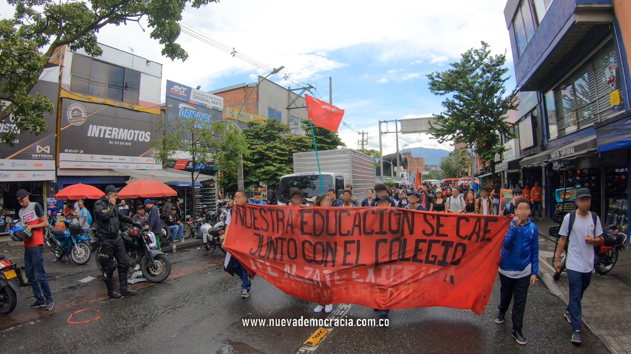 Kolumbien: Studenten von Alzate Avendaño kämpfen für eine angemessene Infrastruktur