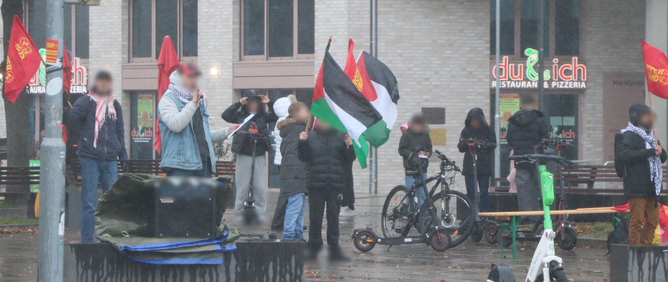 Bremen: Palästina-Kundgebung am Schweizer Eck