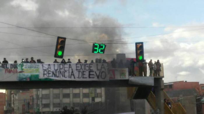 Struggle of the UPEA in El Alto