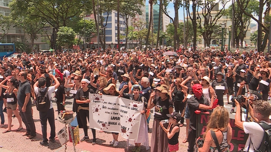 Demonstrations throughout Brazil mark one month after the crime of Vale in Brumadinho