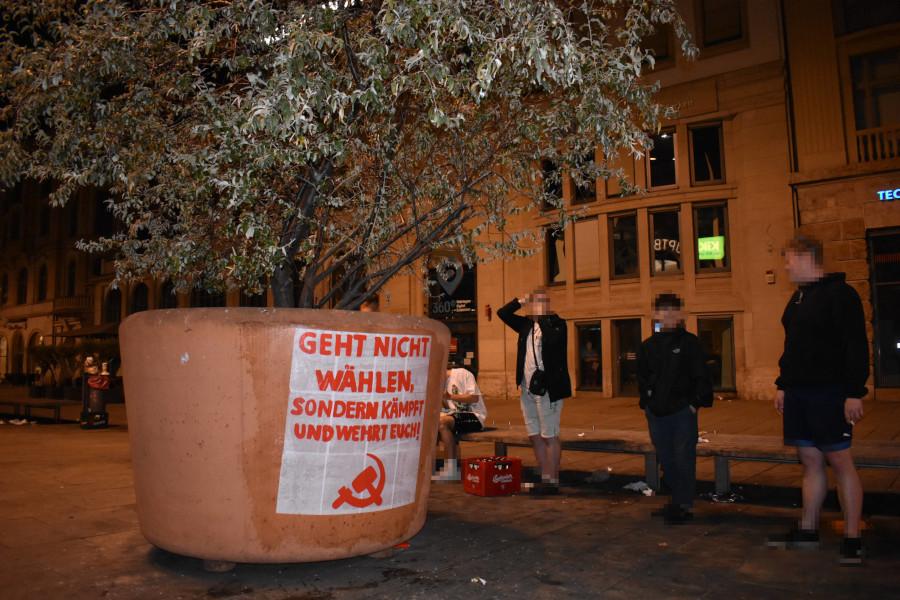 Ostdeutschland: Aktionen zum Wahlboykott