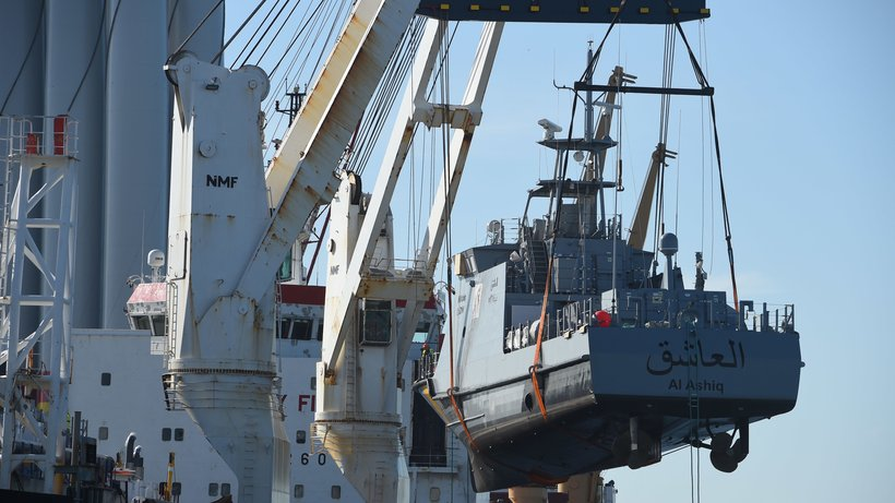 German weapons against the Yemenite people