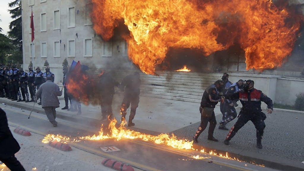 Riots and Protests in Albania