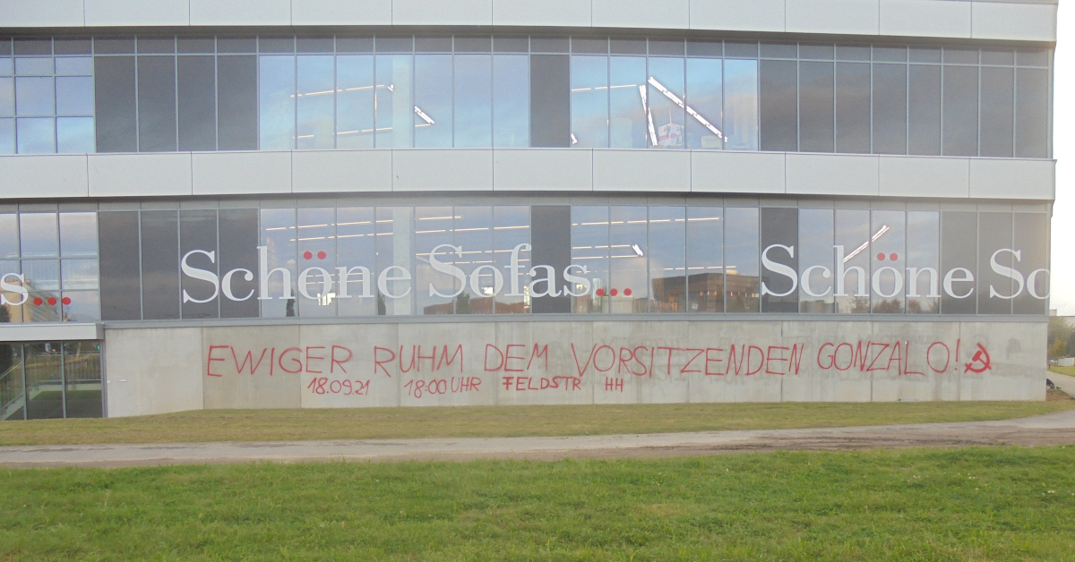 Painting for Chairman Gonzalo in Essen-Altendorf