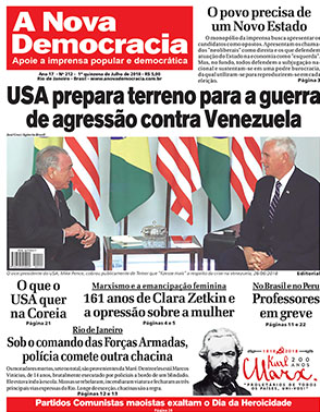 Brazil – Editorial of the issue 212 of A Nova Democracia newspaper