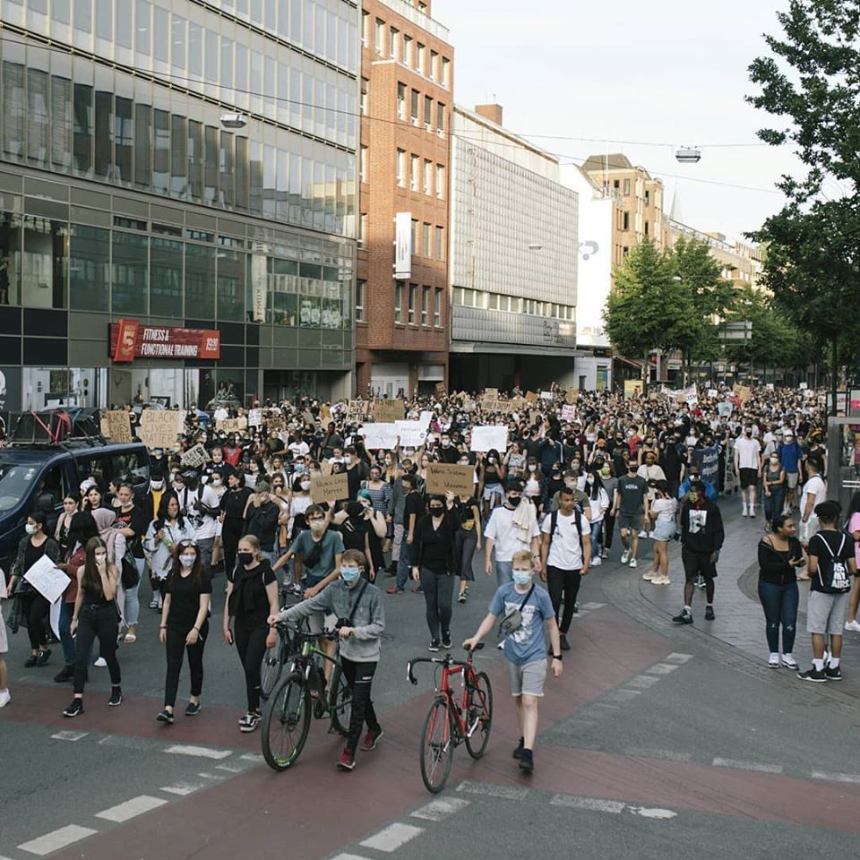 Bremen: Demonstration in solidarity of the struggles against the murdering of George Floyd