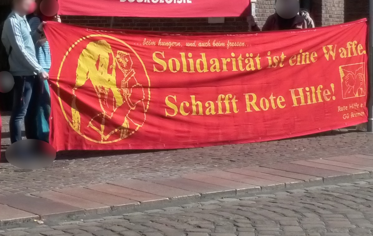 Bremen: Kundgebung in Solidarität mit der Roten Hilfe