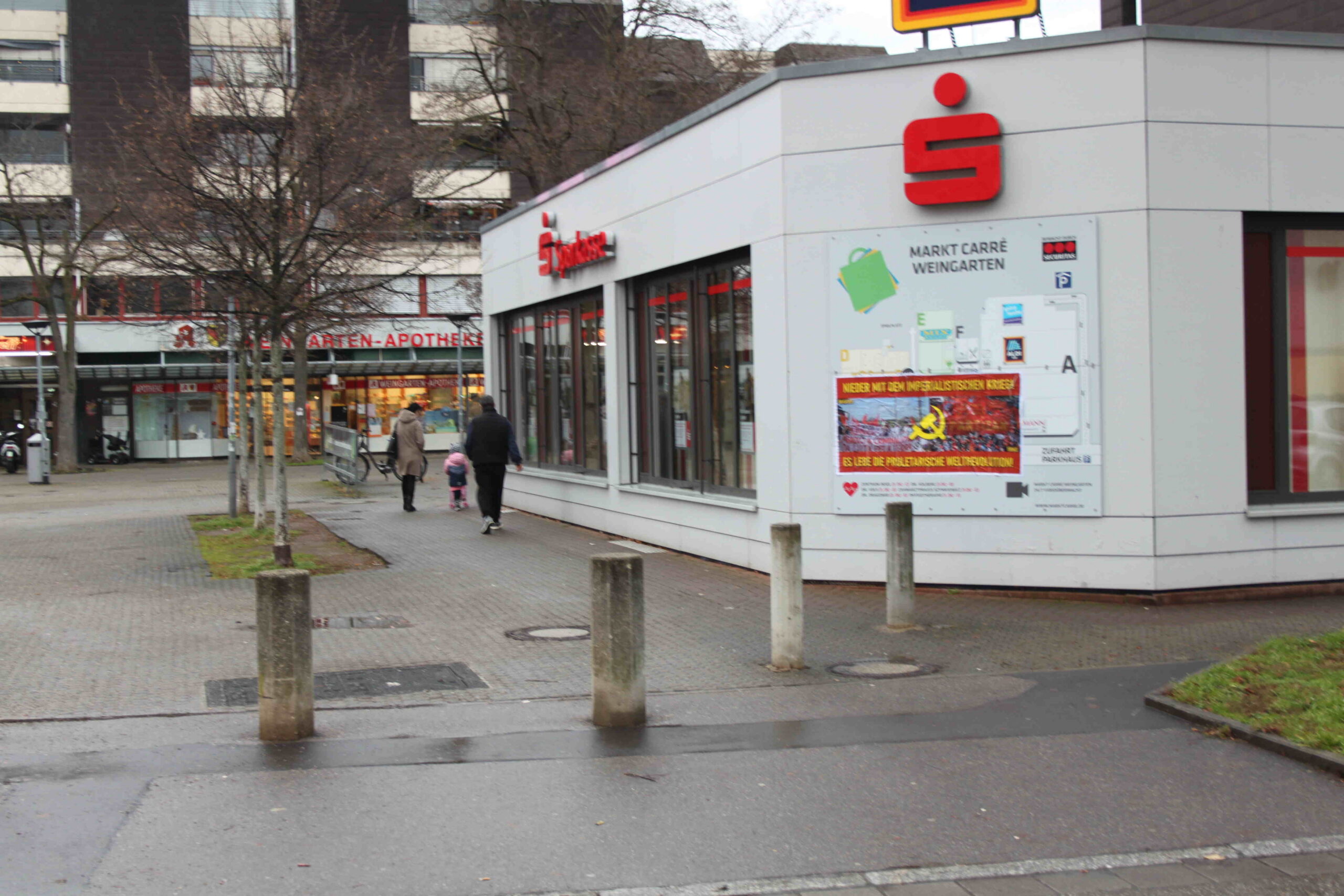 Freiburg: Dazibaos und Malungen anlässlich des 26. Dezembers