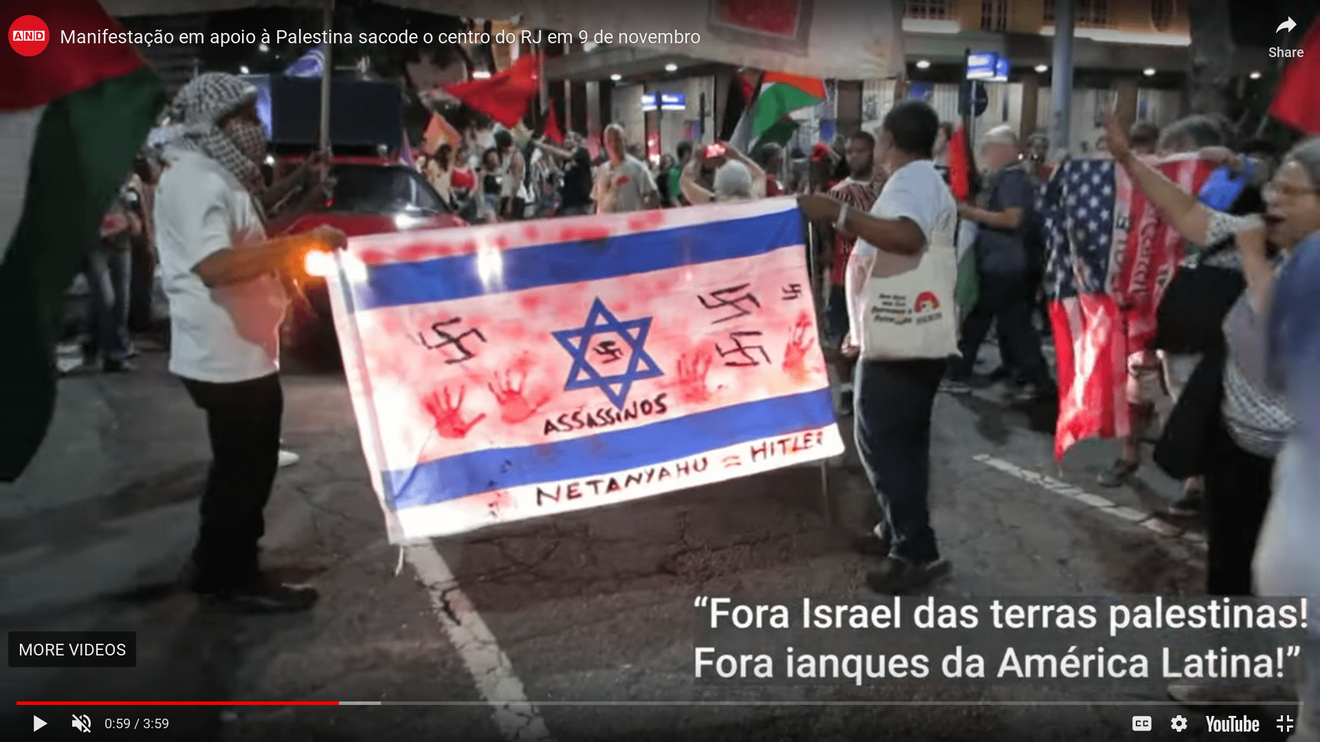 Fighting and solidarity actions with the Palestinian struggle in Latin America