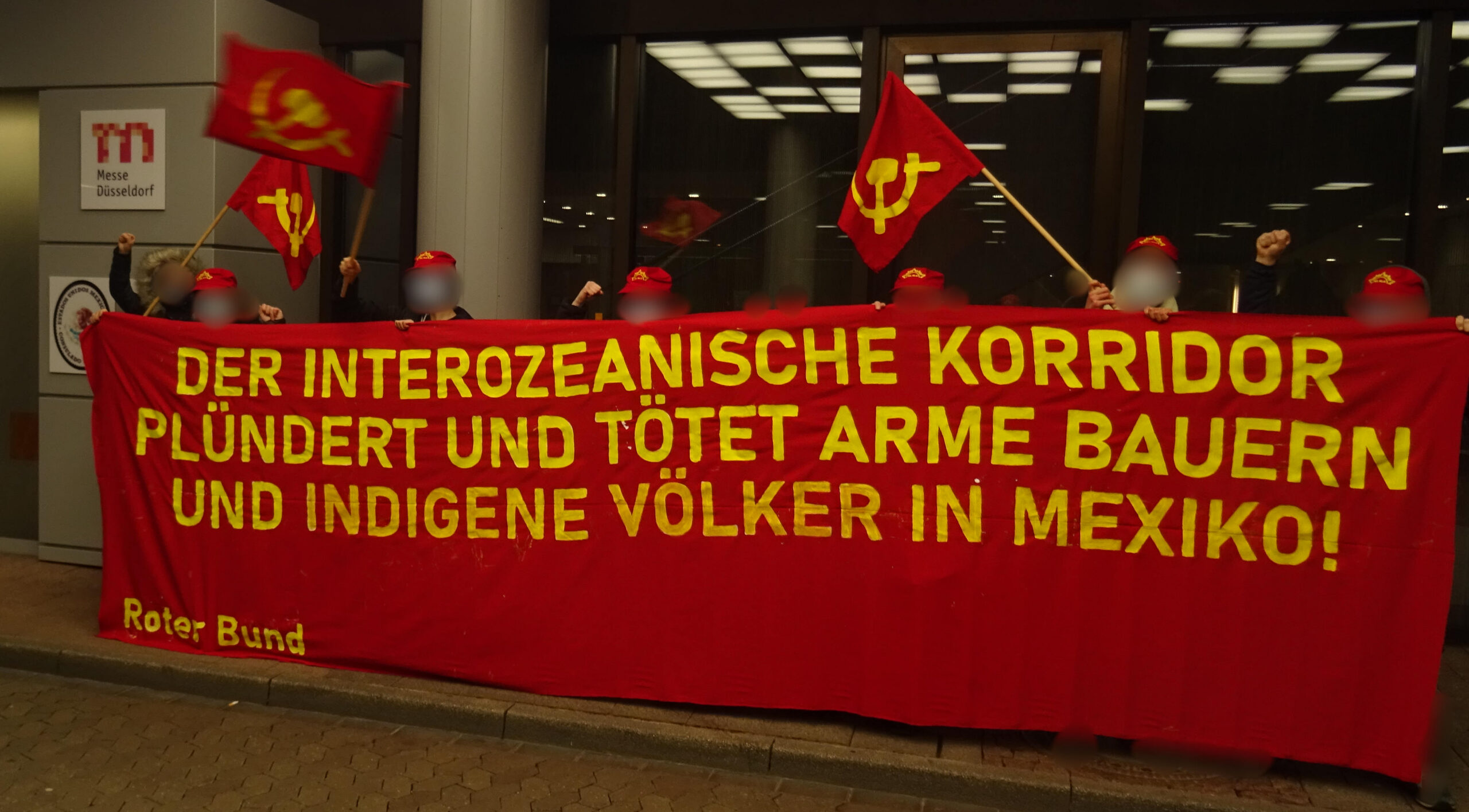 Düsseldorf: „Stoppt den Interozeanischen Korridor!“