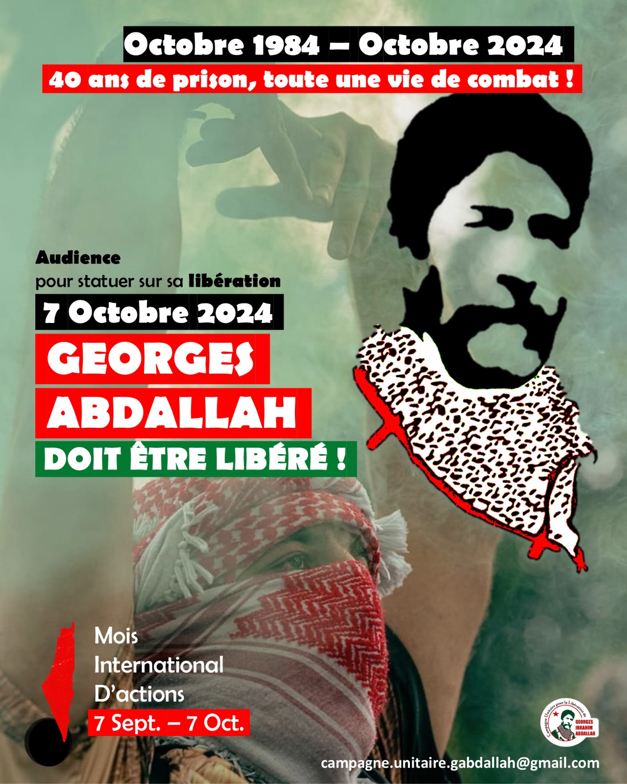 Oktober 1984 – Oktober 2024: 40 Jahre im Gefängnis, das ist genug!