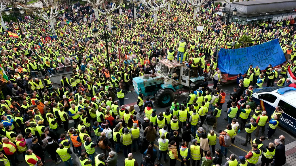 Die Bauernproteste in Europa weiten sich auf Spanien aus