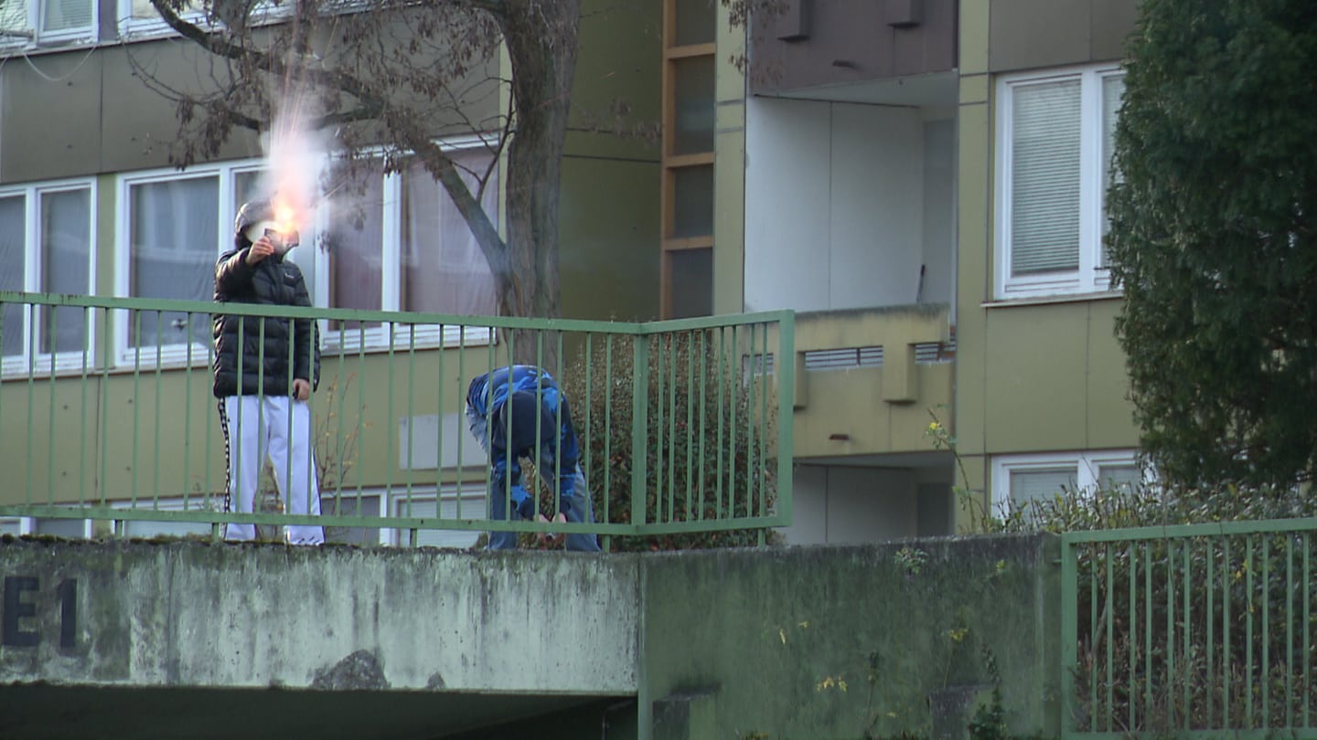 Freiburg: Clashes with the police in the city district Stühlinger