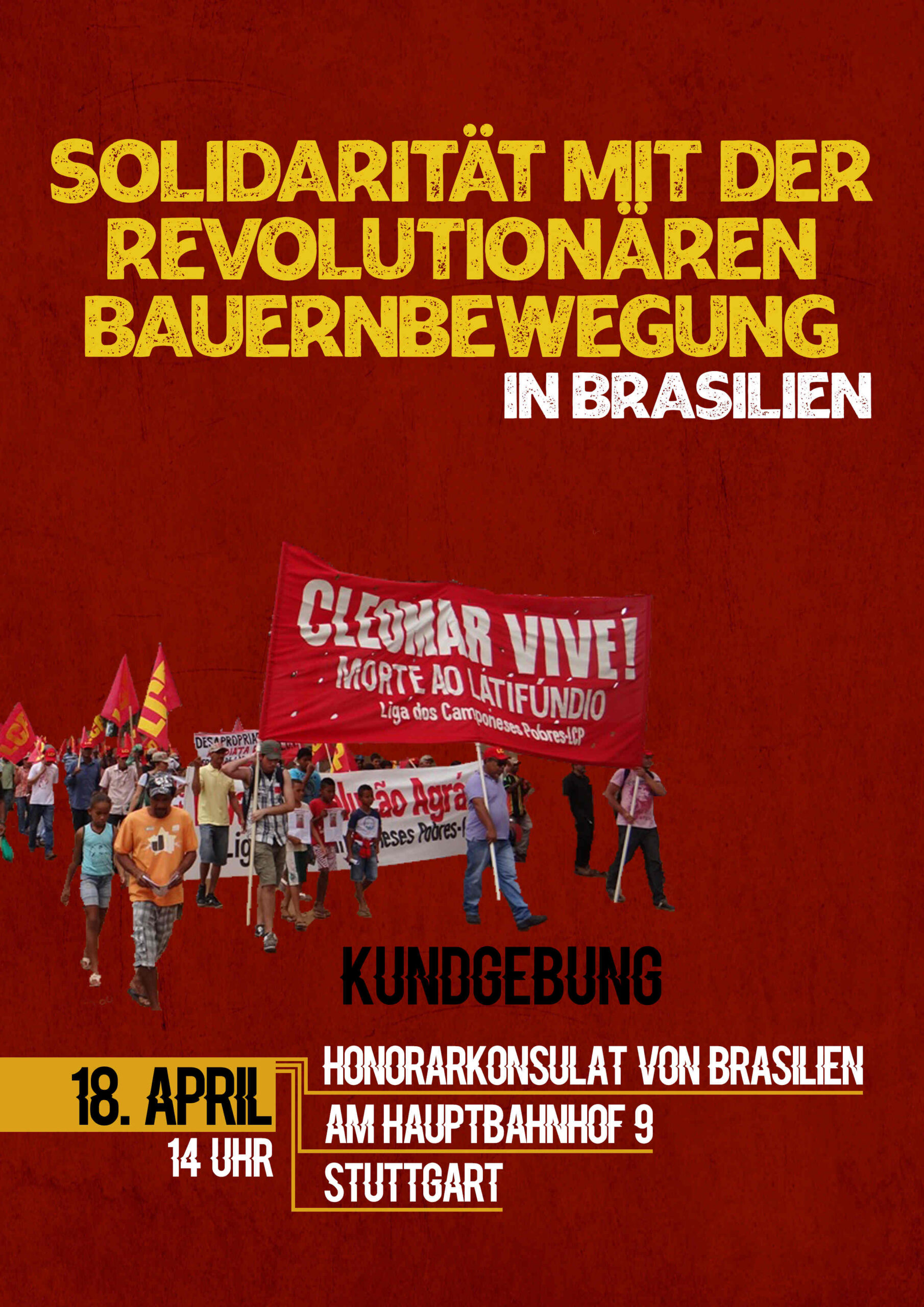 STUTTGART Aufruf: Solidarität mit der revolutionären Bauernbewegung in Brasilien
