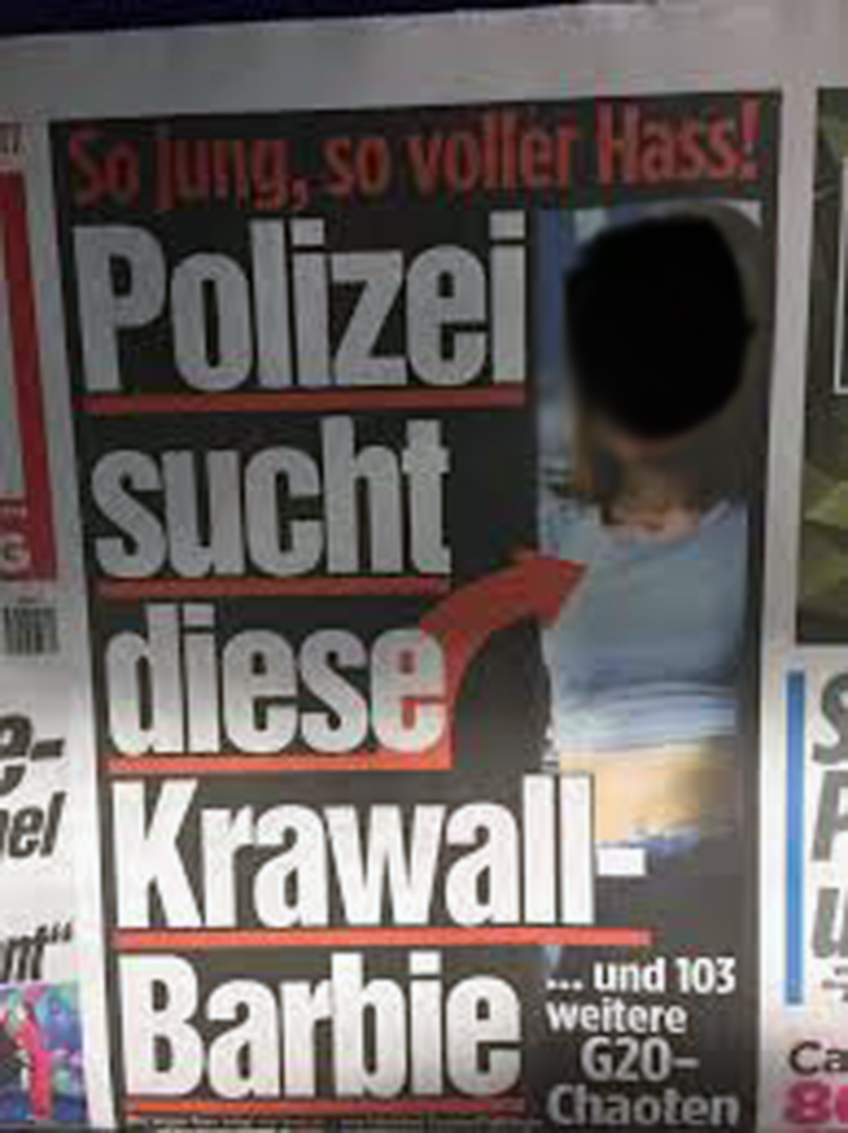 So jung und so voller Hass