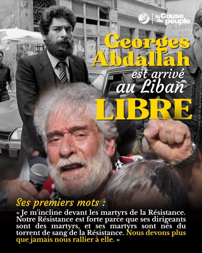 Frankreich: Georges Abdallah ist frei und triumphiert in Beirut