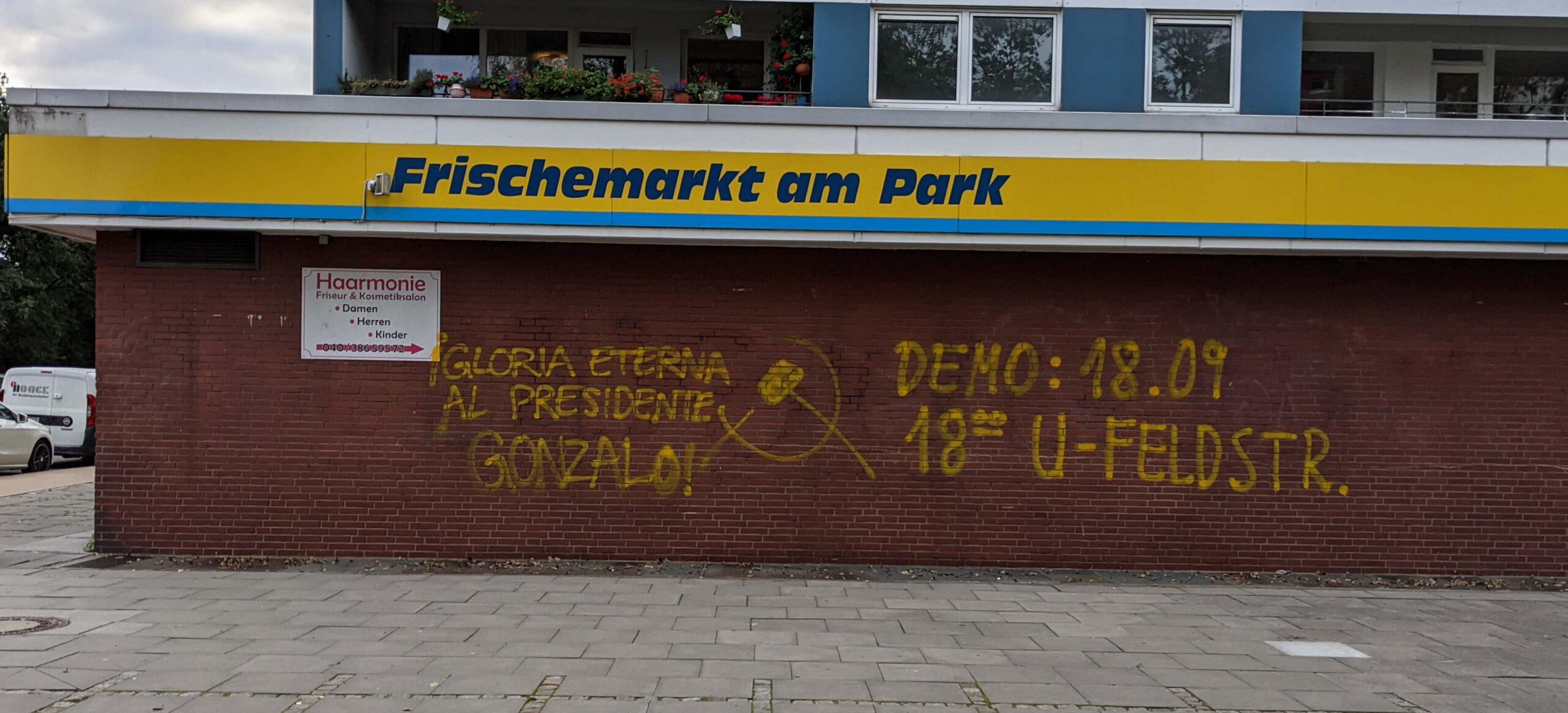 Hamburg: Painting in honor of Chairman Gonzalo