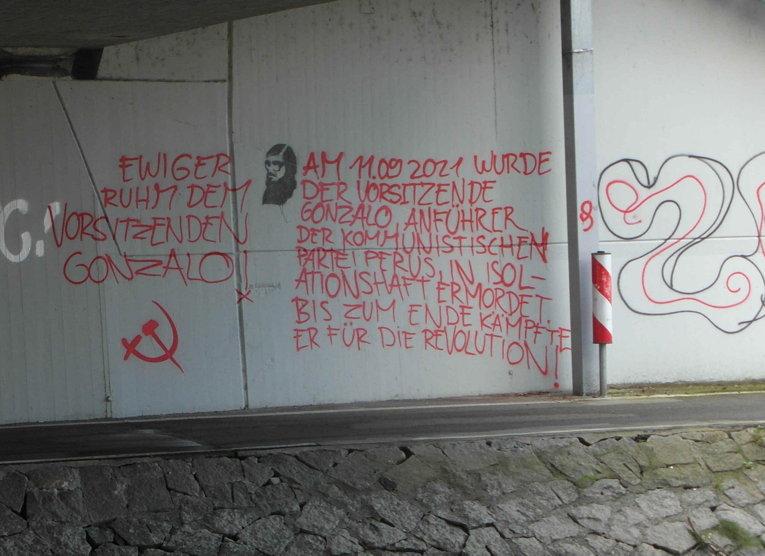 Wall paintings in Freiburg