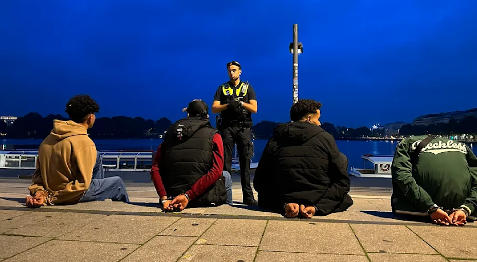 Hamburg: Displacement of youths on Hamburg’s boulevard