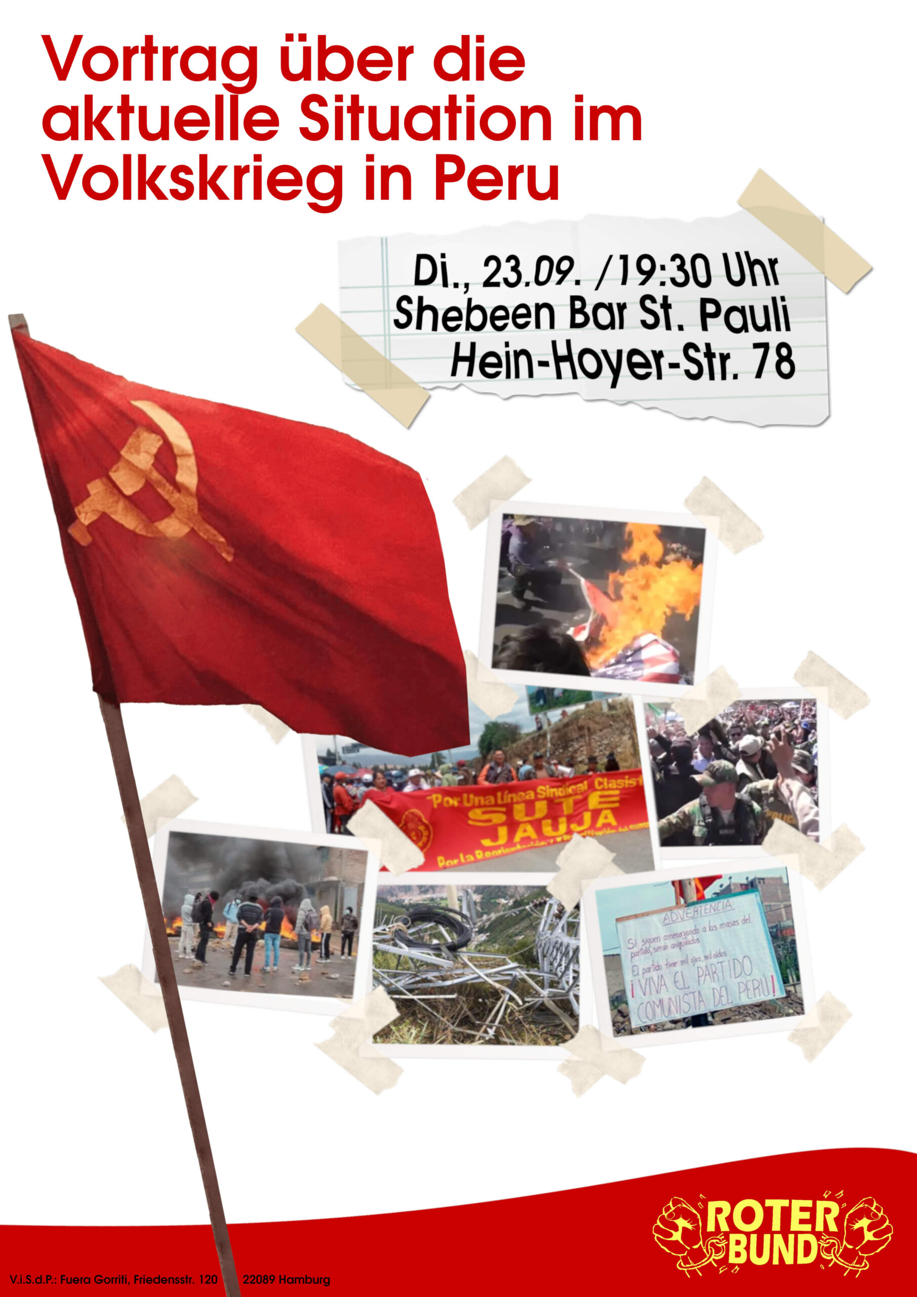 Hamburg / Bremen: Vorträge zur aktuellen Situation im Volkskrieg in Peru
