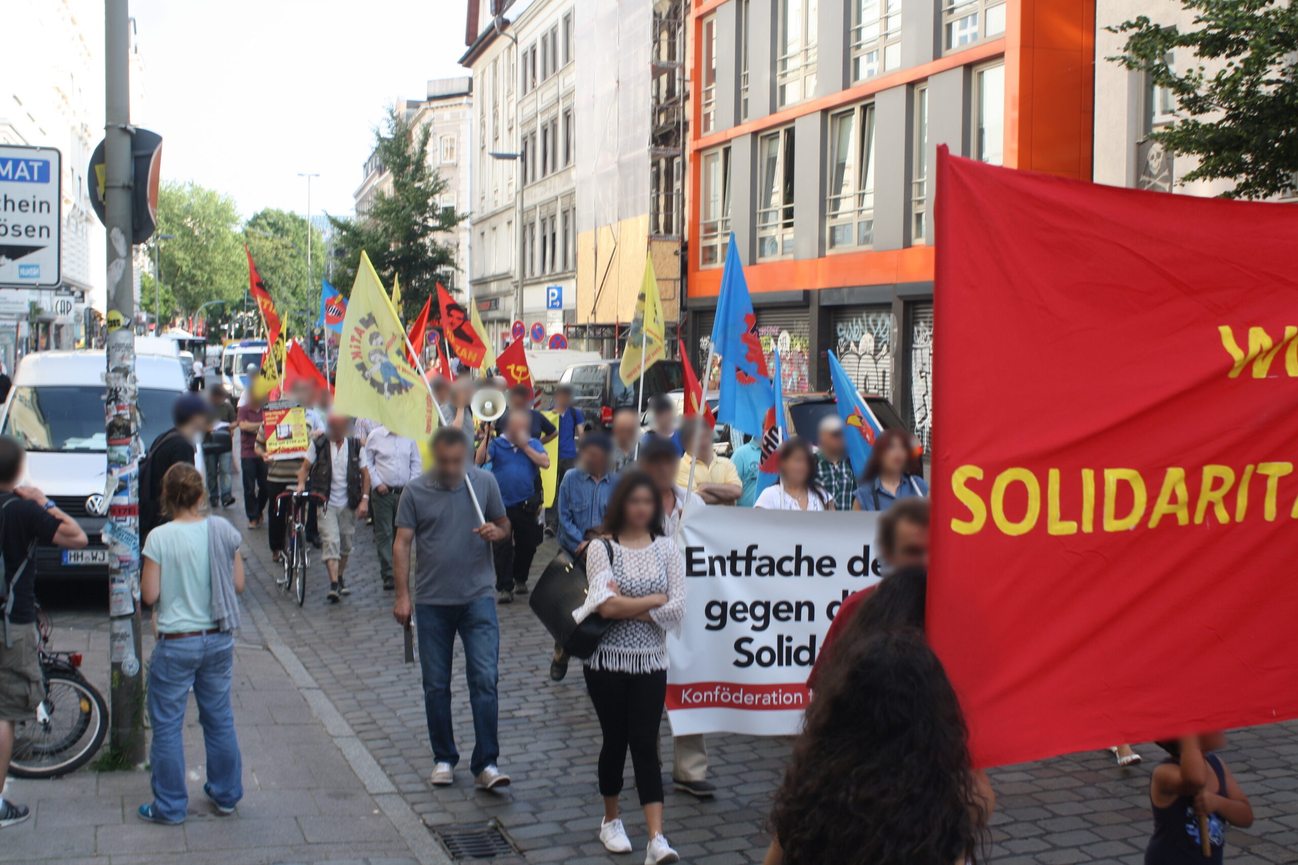 Deutschland | Hamburg | Demo gegen den Staatsterror gegen türkische Revolutionäre