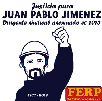 Combative demonstration on the 5th anniversary of the murder of trade-union activist in Chile