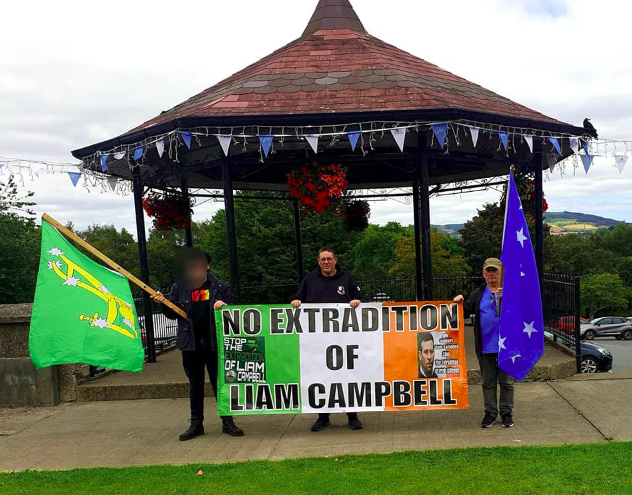 The campaign against the extradition of Liam Campbell continues