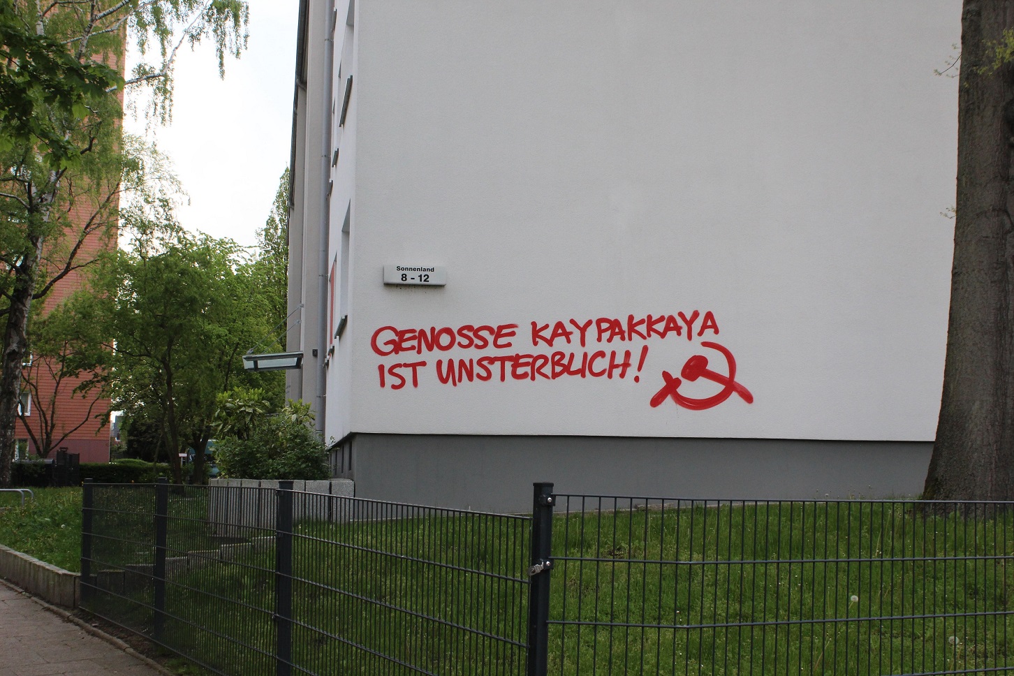 [Hamburg] Malung zum 48. Jahrestag der Ermordung Ibrahim Kaypakkayas