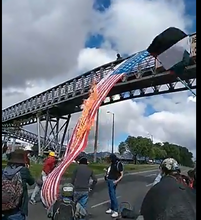 20. Juli, kolumbianischer Unabhängigkeitstag, gegen den Yankee-Imperialismus und alle seine Lakaien.