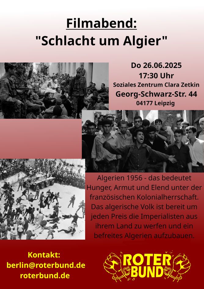 Leipzig: Filmabend „Schlacht um Algier“