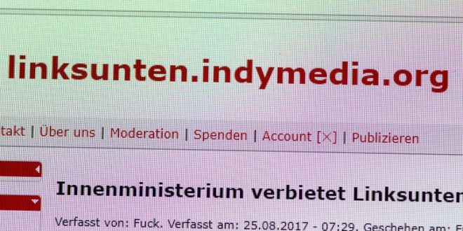 Solidarität mit linksunten.indymedia! Für die Pressefreiheit!